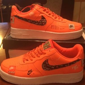 Air Force one just do it pack orange
